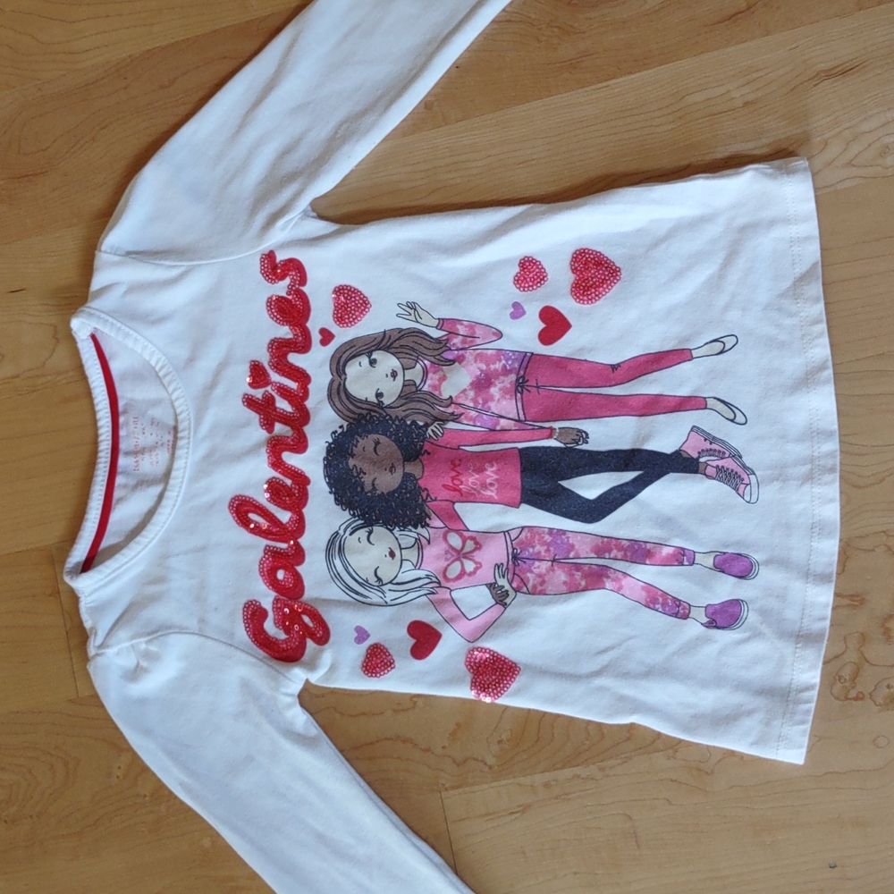 Valentine's Day Long Sleeve Top "Galentines"